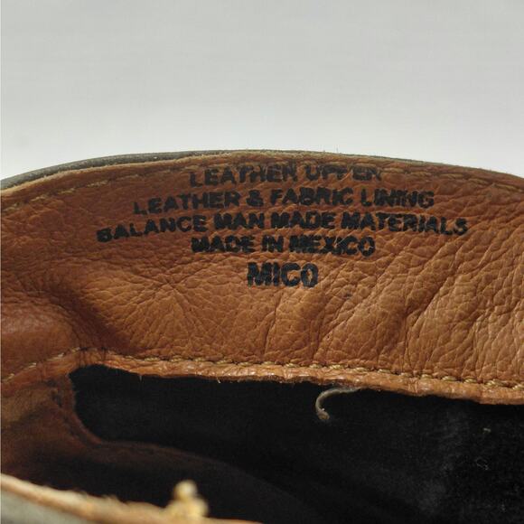 Born Womens Ankle Boots 8.5 Olive Suede Western Stacked Heel Coastal Cowgirl - Picture 9 of 11